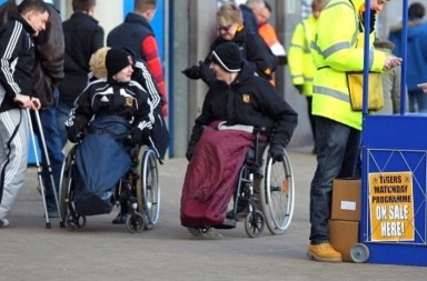 Disabled fans - KC Stadium - Premier League