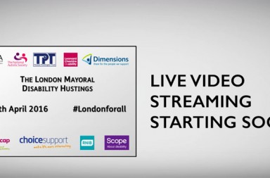 Disability hustings london mayor